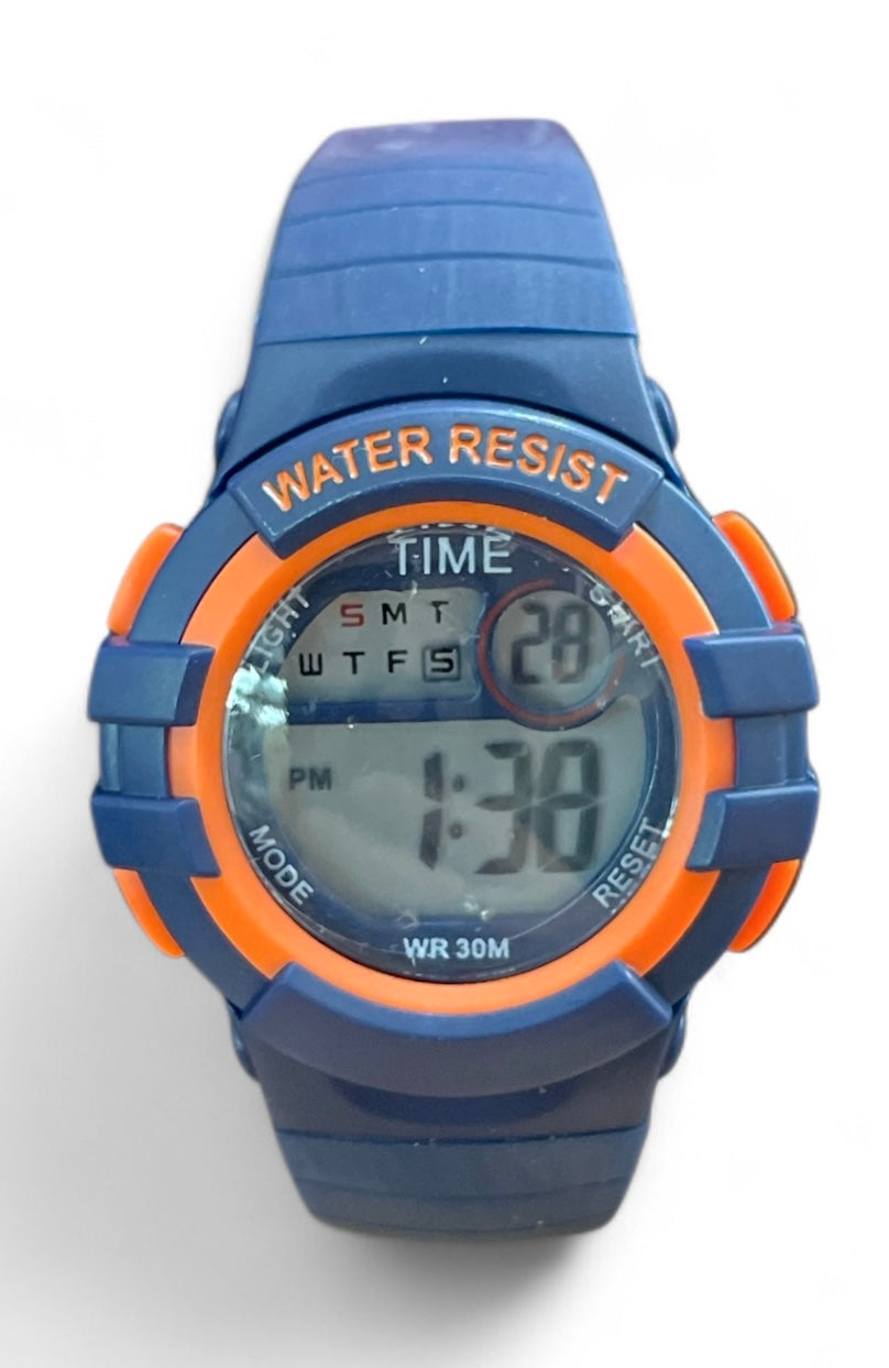 art. 1190 028NJ - TIME - Reloj Digital Crono Alarma, Dama, Sumergible 3 ATM