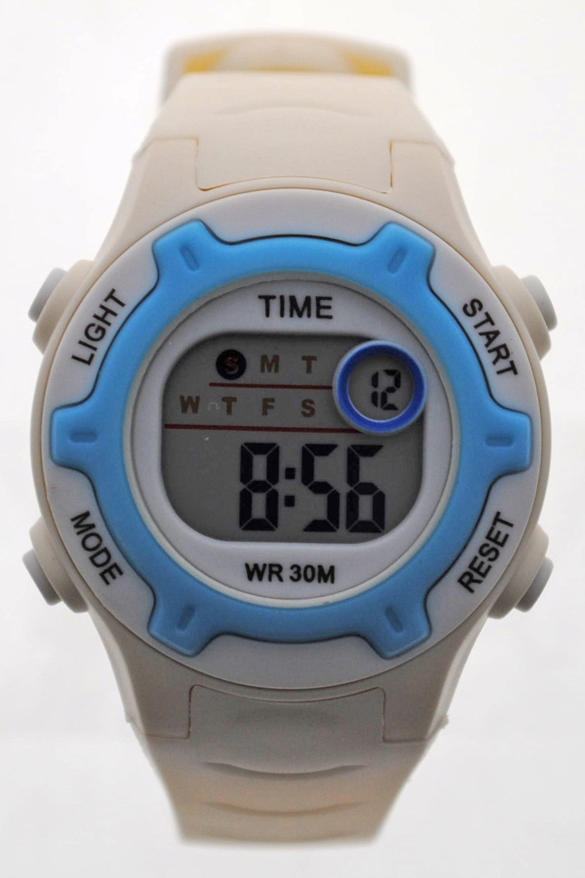 art. 1190 033BL - TIME - Reloj Digital Crono Alarma, Dama, Sumergible 3 ATM