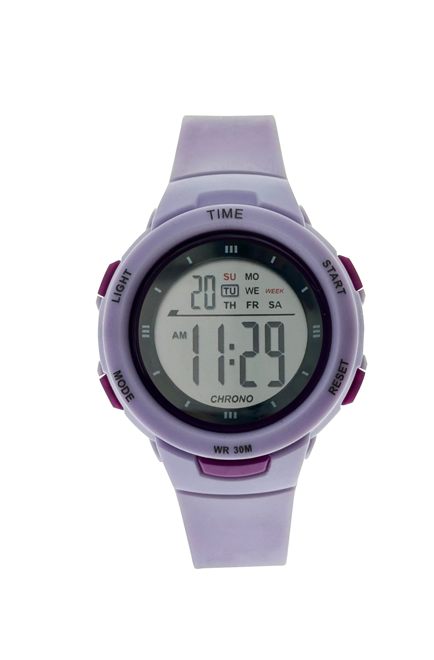 art. 1190 035FS - TIME - Reloj Digital Crono Alarma, Dama, Sumergible 3 ATM