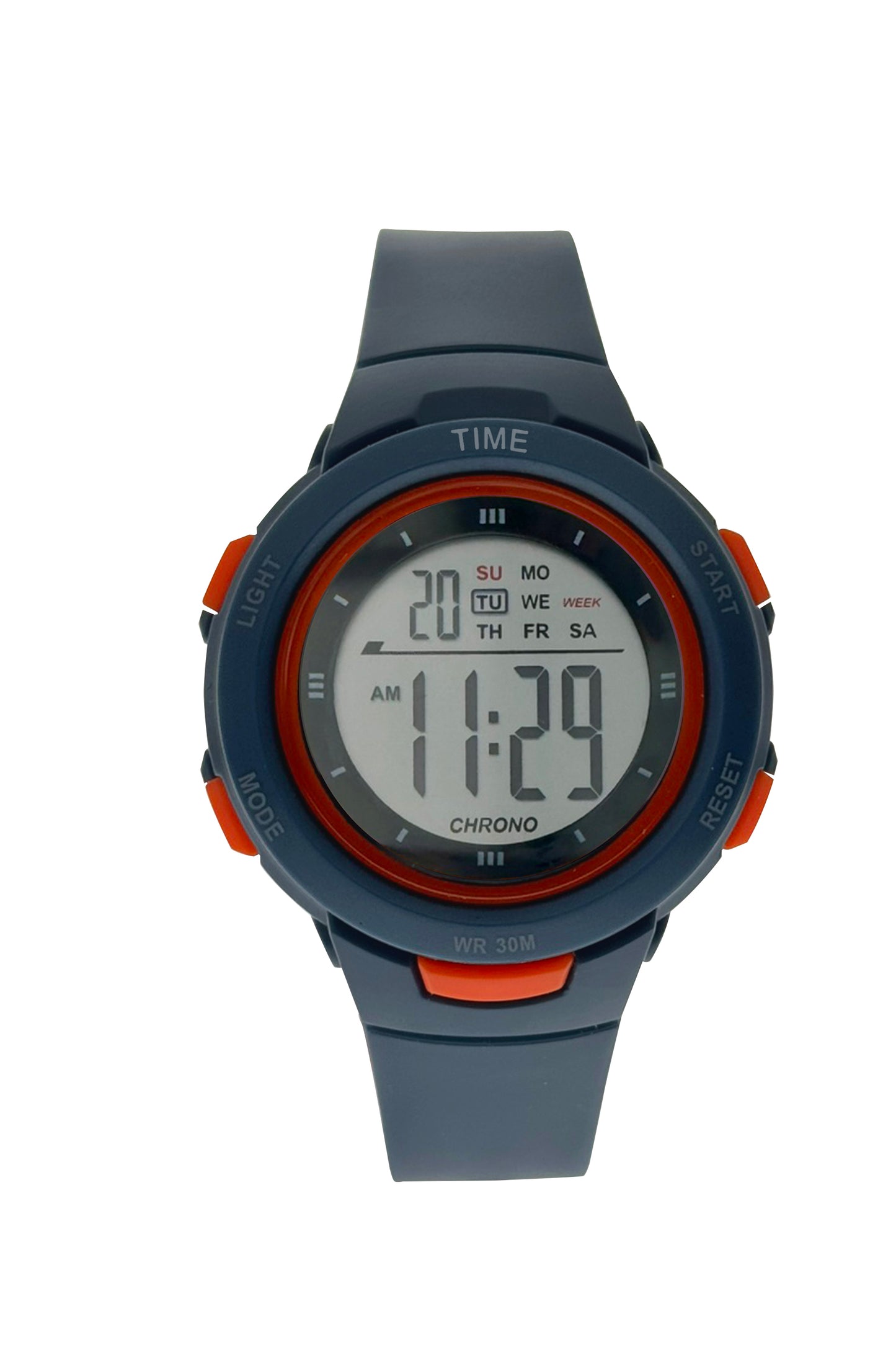 art. 1190 035NJ - TIME - Reloj Digital Crono Alarma, Dama, Sumergible 3 ATM