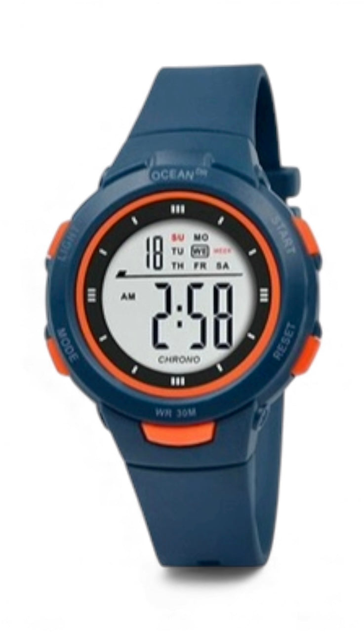 art. 1190 037NJ - OCEAN DR - Reloj Digital Crono Alarma, Dama, Sumergible 3 ATM