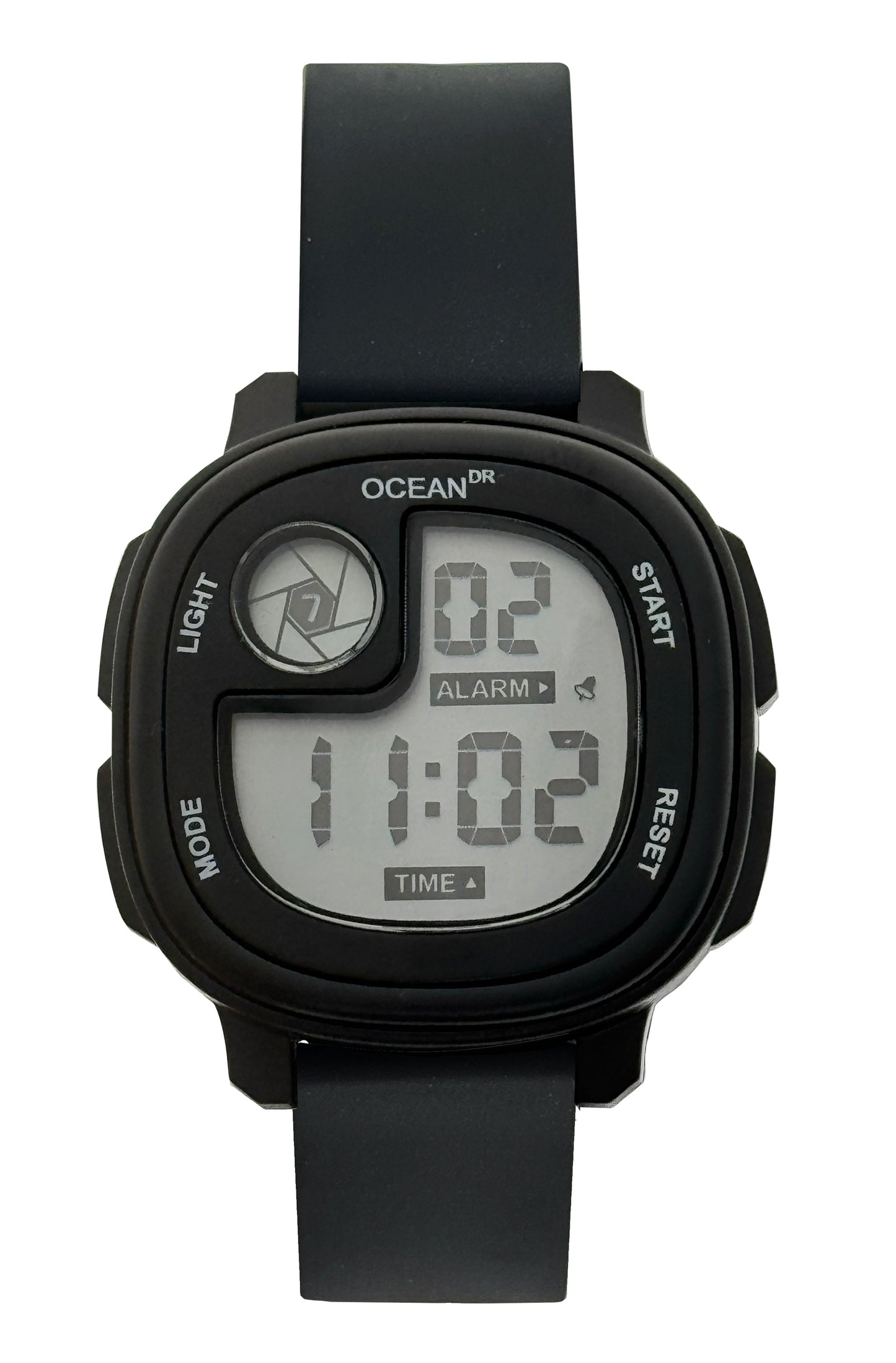 art. 1190 039NG - OCEAN DR - Reloj Digital Crono Alarma, Dama, Sumergible 3 ATM