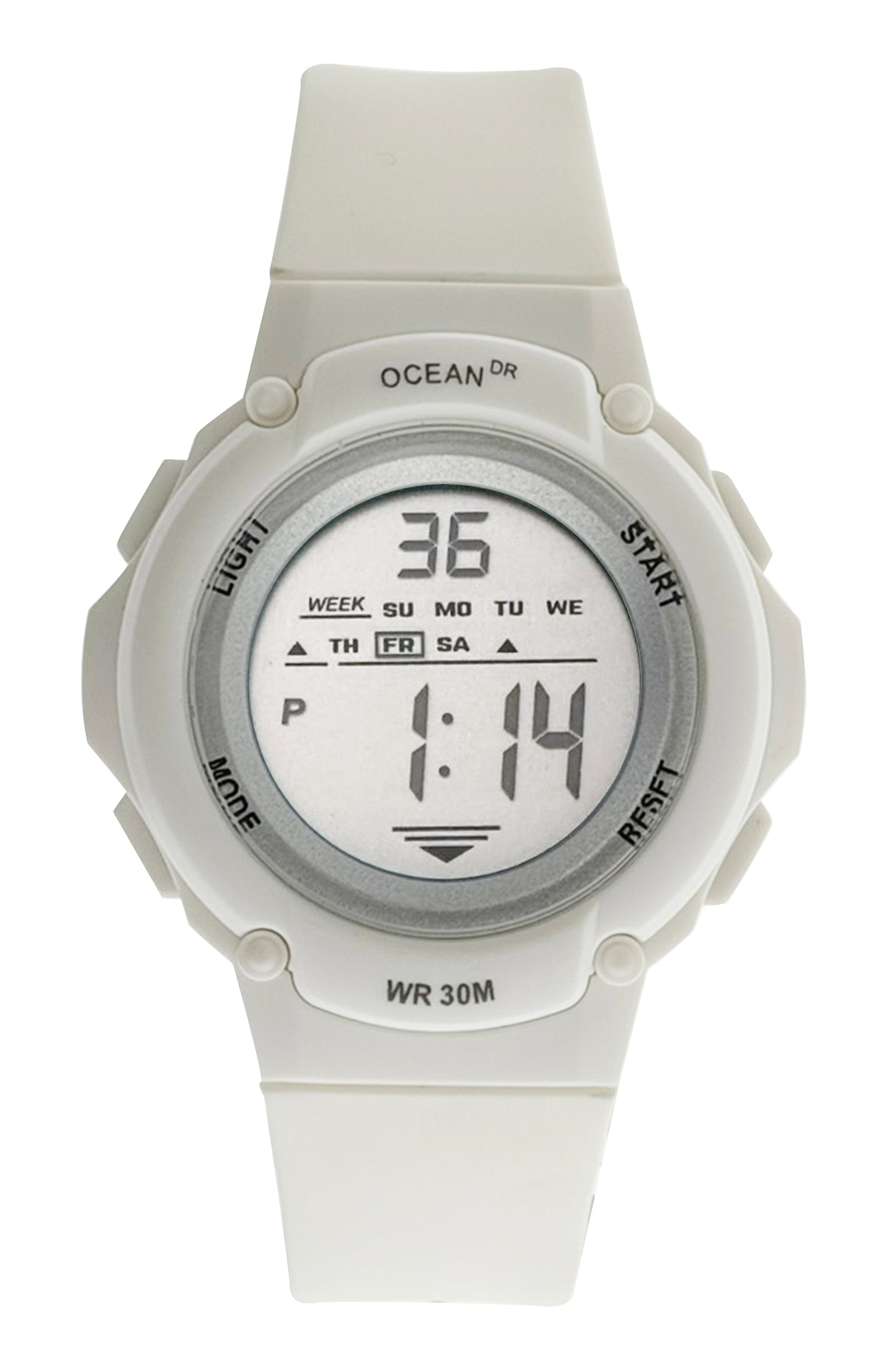 art. 1190 040BL - OCEAN DR - Reloj Digital Crono Alarma, Dama, Sumergible 3 ATM