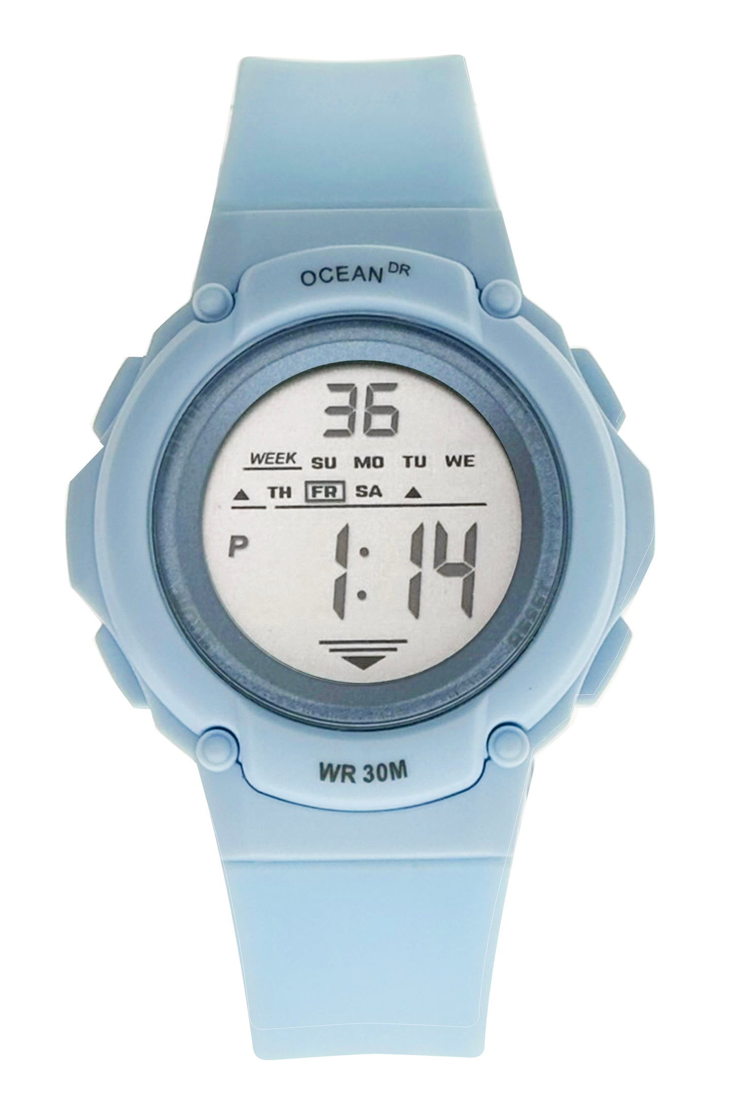 art. 1190 040CS - OCEAN DR - Reloj Digital Crono Alarma, Dama, Sumergible 3 ATM