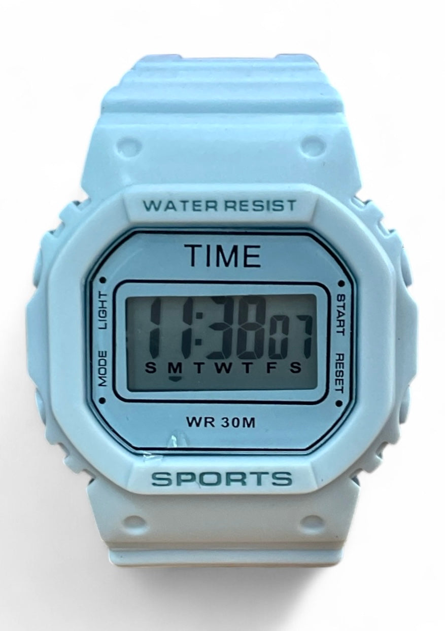 art. 1190 041CS - TIME - Reloj Digital Crono Alarma, Dama, Sumergible 3 ATM