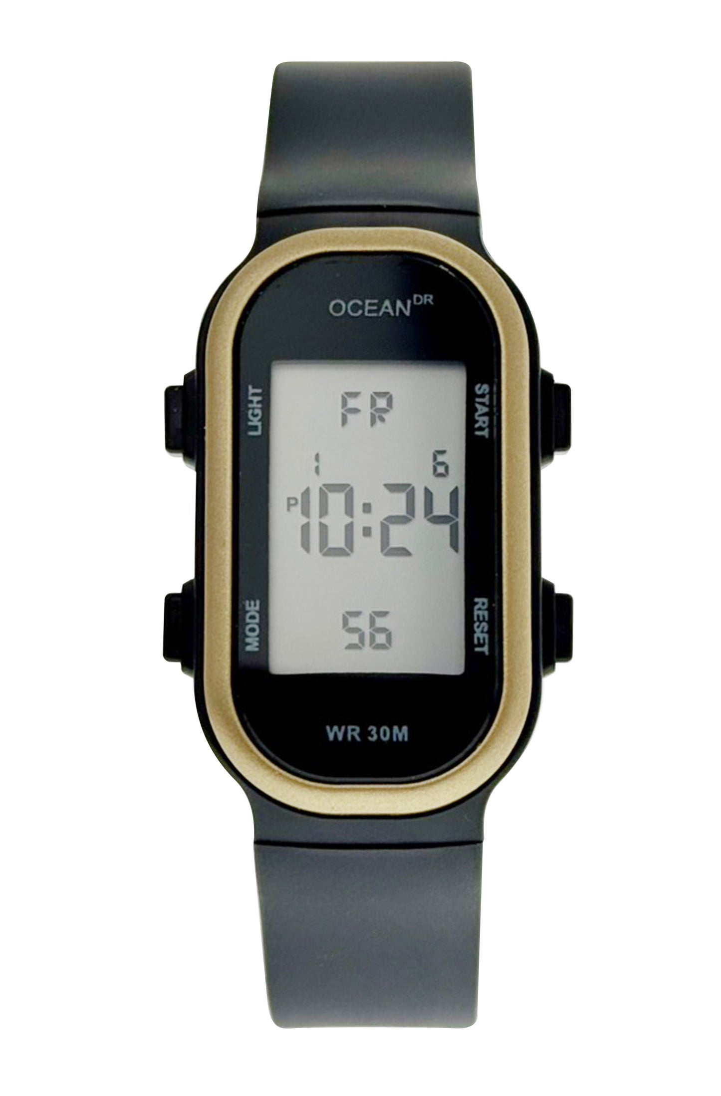 art. 1190 041DO - OCEAN DR - Reloj Digital Crono Alarma, Dama, Sumergible 3 ATM