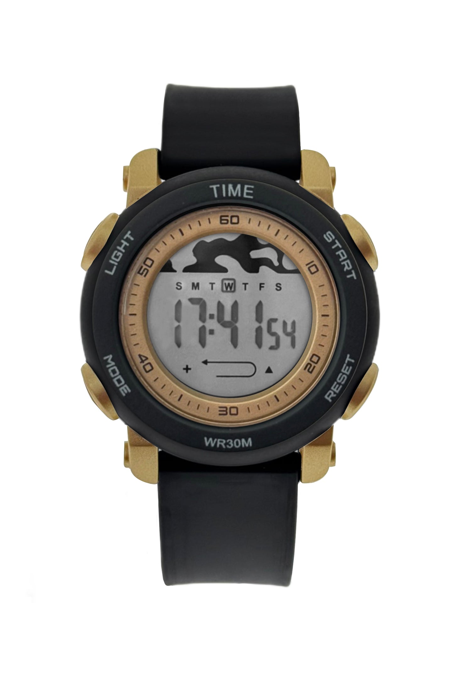 art. 1190 048DO - TIME - Reloj Digital Crono Alarma, Caballero, Sumergible 3 ATM