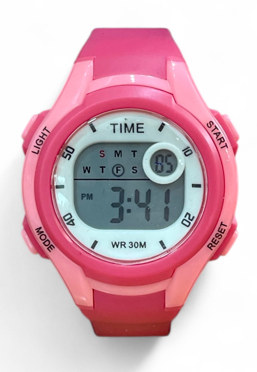 art. 1190 049CL - TIME - Reloj Digital Crono Alarma, Dama, Sumergible 3 ATM