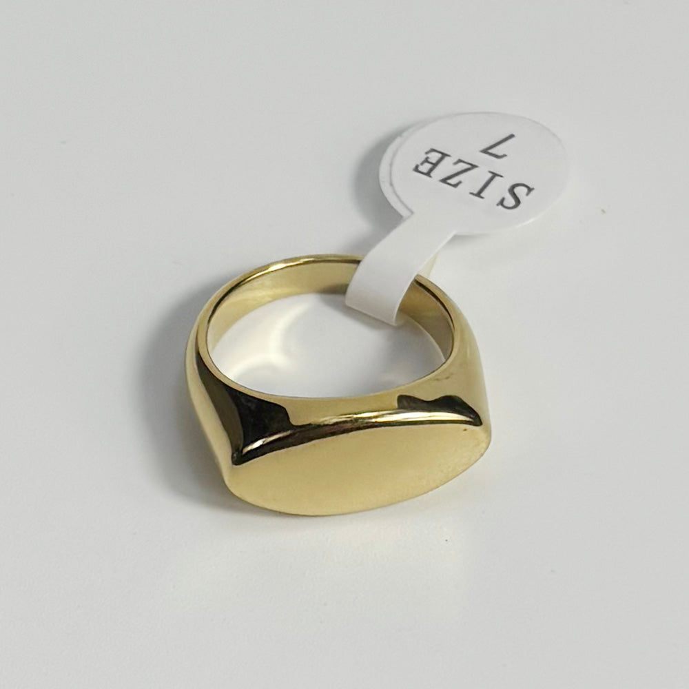 art. 11 - Anillo acero dorado