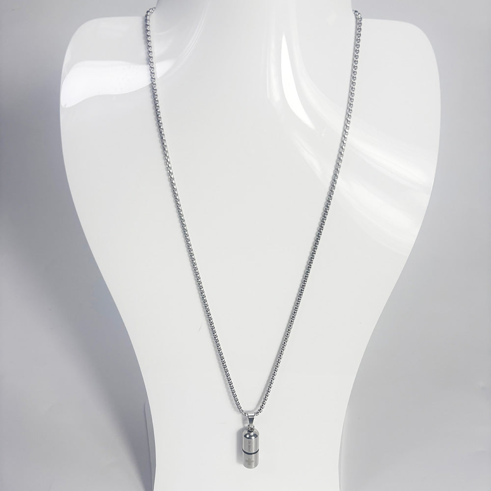 art. 01 - Cadena con dije acero quirurgico