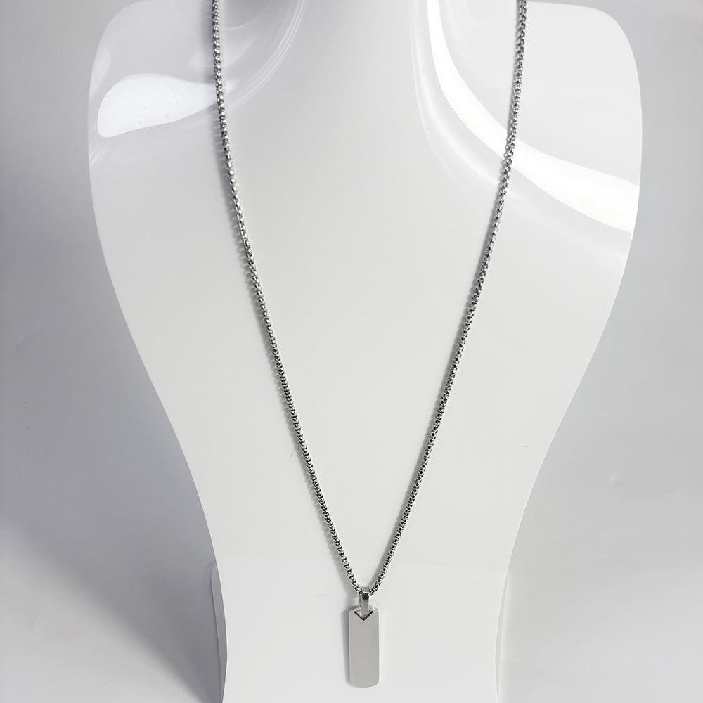 art. 04 - Cadena con dije acero quirurgico