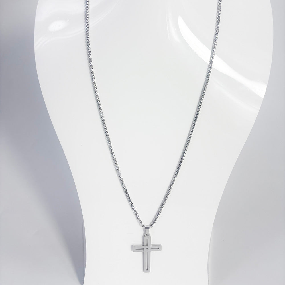 art. 011 - Cadena con dije acero quirurgico