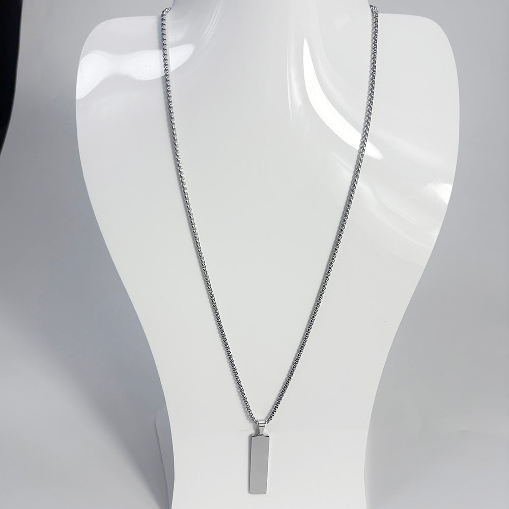 art. 013 - Cadena con dije acero quirurgico