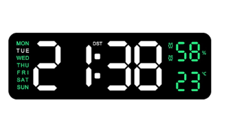 art. DESPERTADOR LED 6657 VERDE