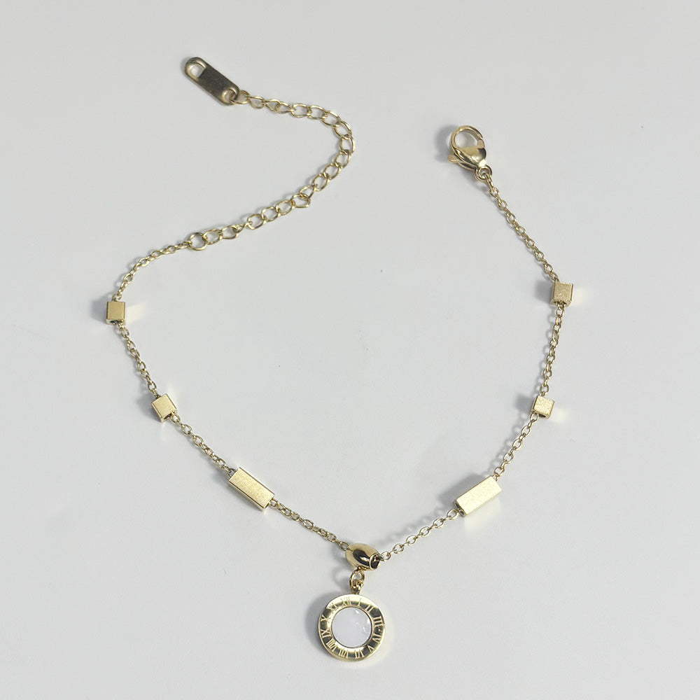 art. 04 Pulsera acero dorado dama
