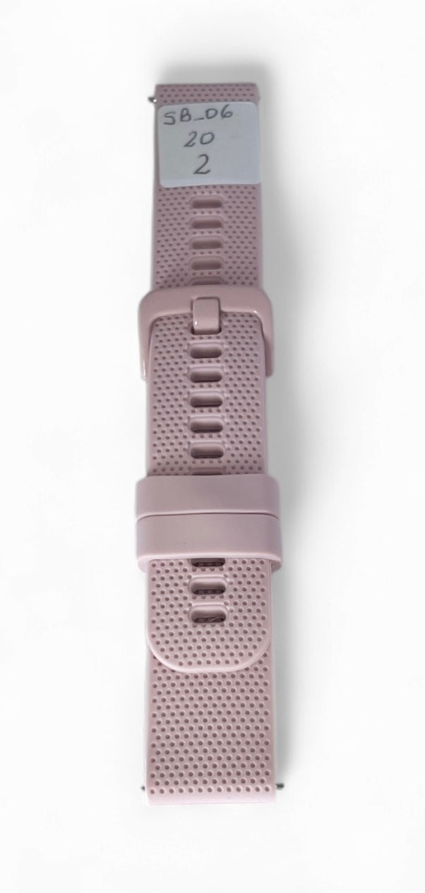 art. SB-06-20-02 - Malla Silicona para Smartwatch pasante 20mm