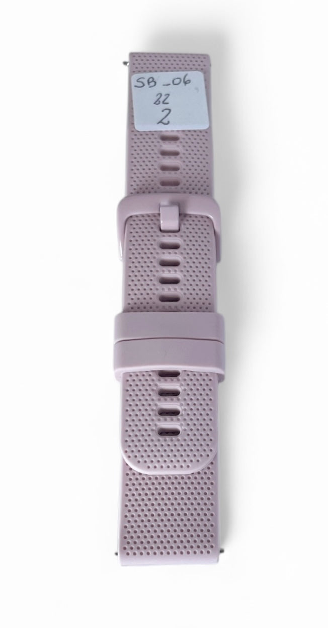 art. SB-06-22-02 - Malla Silicona para Smartwatch pasante 22mm