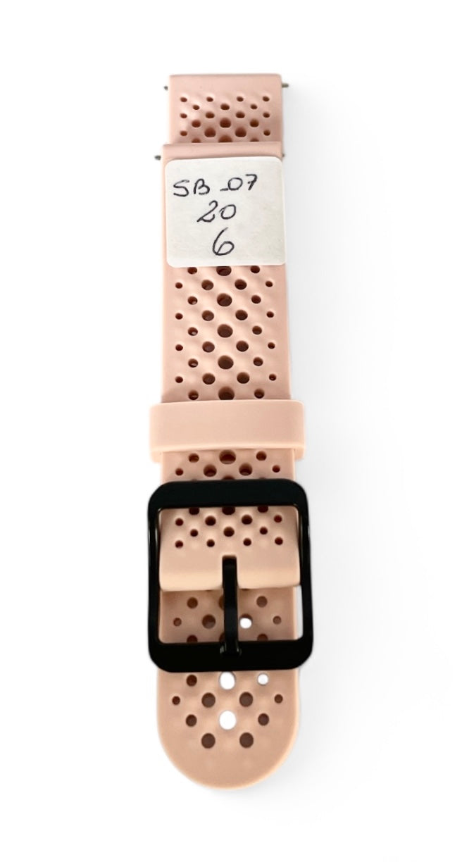 art. SB-07-20-06 - Malla Silicona para Smartwatch pasante 20mm