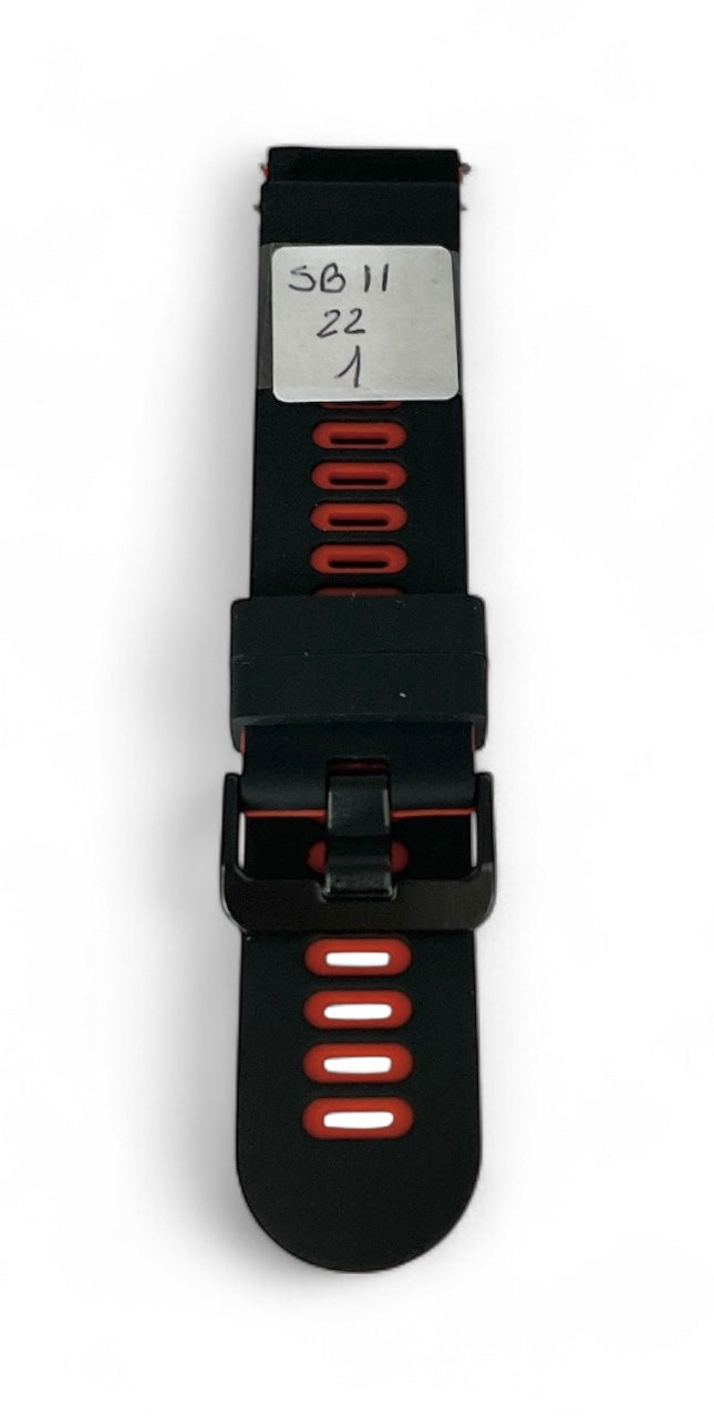 art. SB-11-22-01 - Malla Silicona para Smartwatch con perno 22mm
