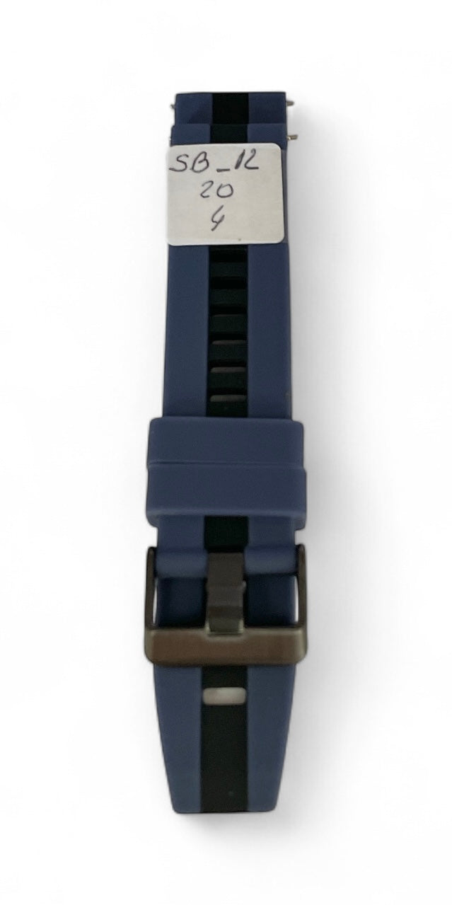 art. SB-12-20-04 - Malla Silicona para Smartwatch con perno 20mm
