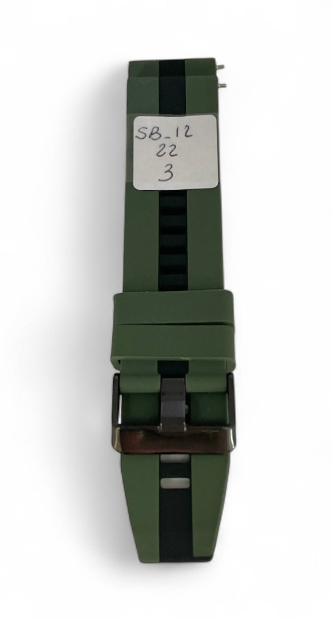 art. SB-12-22-03 - Malla Silicona para Smartwatch con perno 22mm