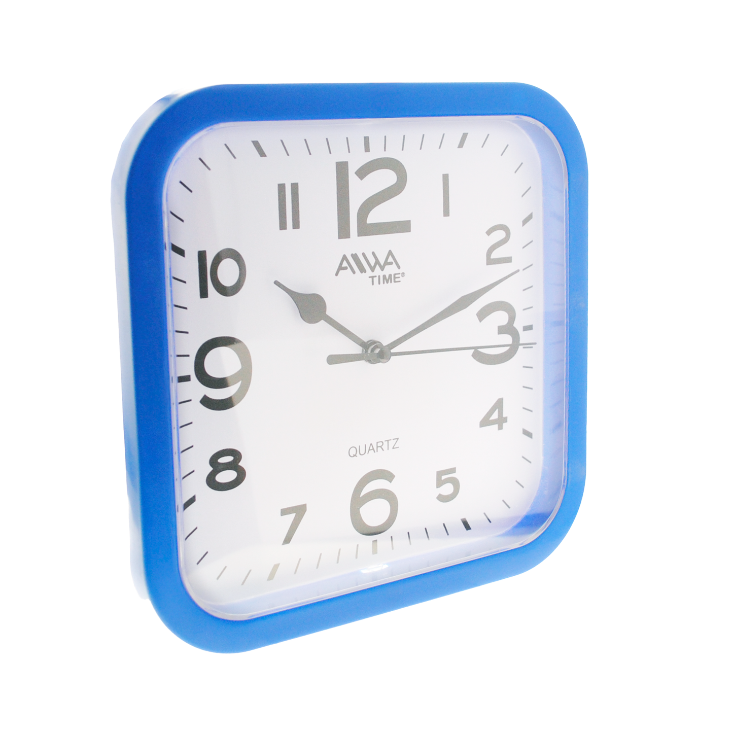 art. 010 - AIWA-TIME - Reloj de Pared Azul 20cm