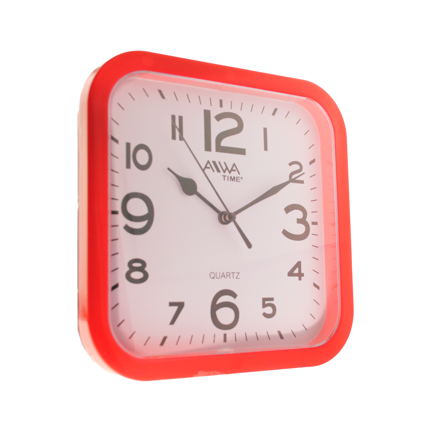 art. 010 - AIWA-TIME - Reloj de Pared Rojo 20cm