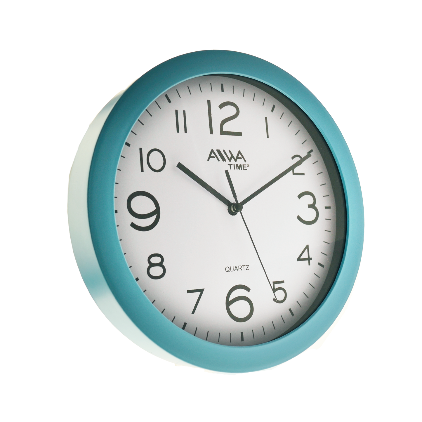 art. 004 - AIWA-TIME - Reloj de Pared Turquesa 20cm