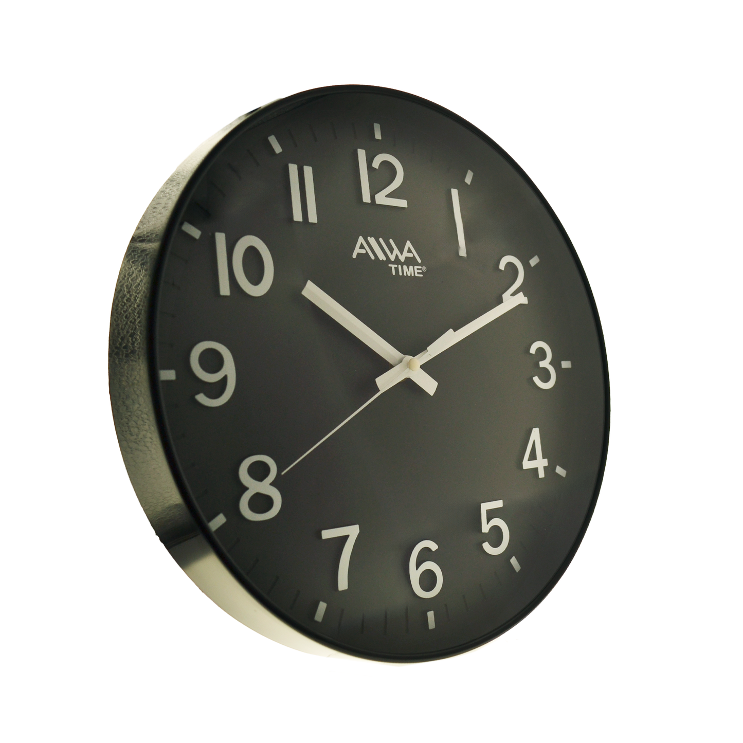 art. 003 - AIWA-TIME - Reloj de Pared Negro 30cm