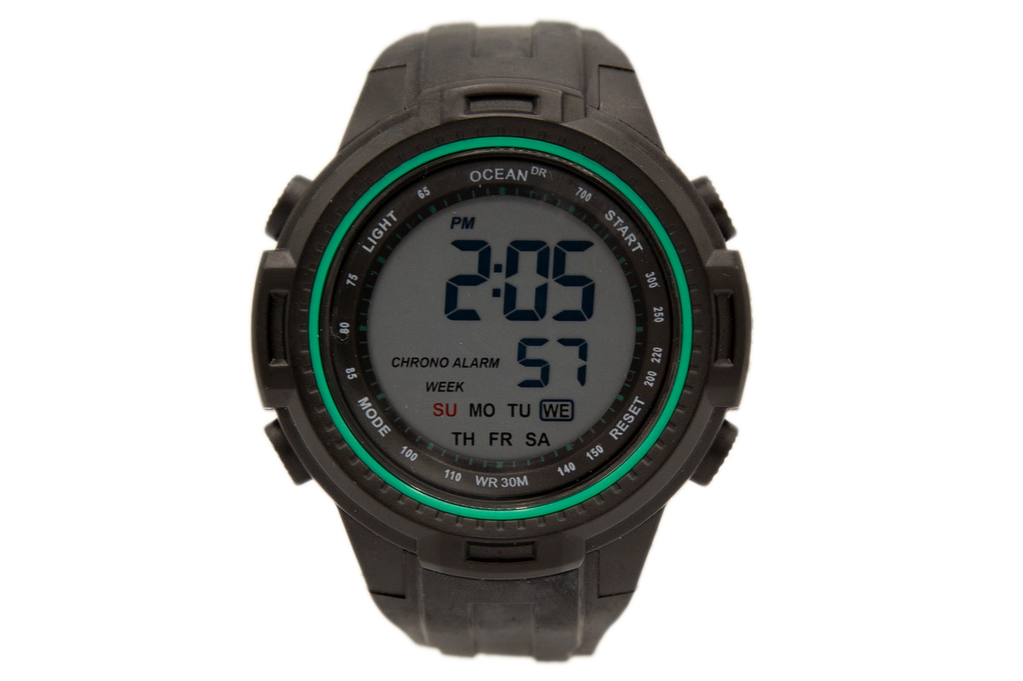 art. 1190 026VD - OCEAN DR - Reloj Digital Crono Alarma, Caballero, Sumergible 3 ATM
