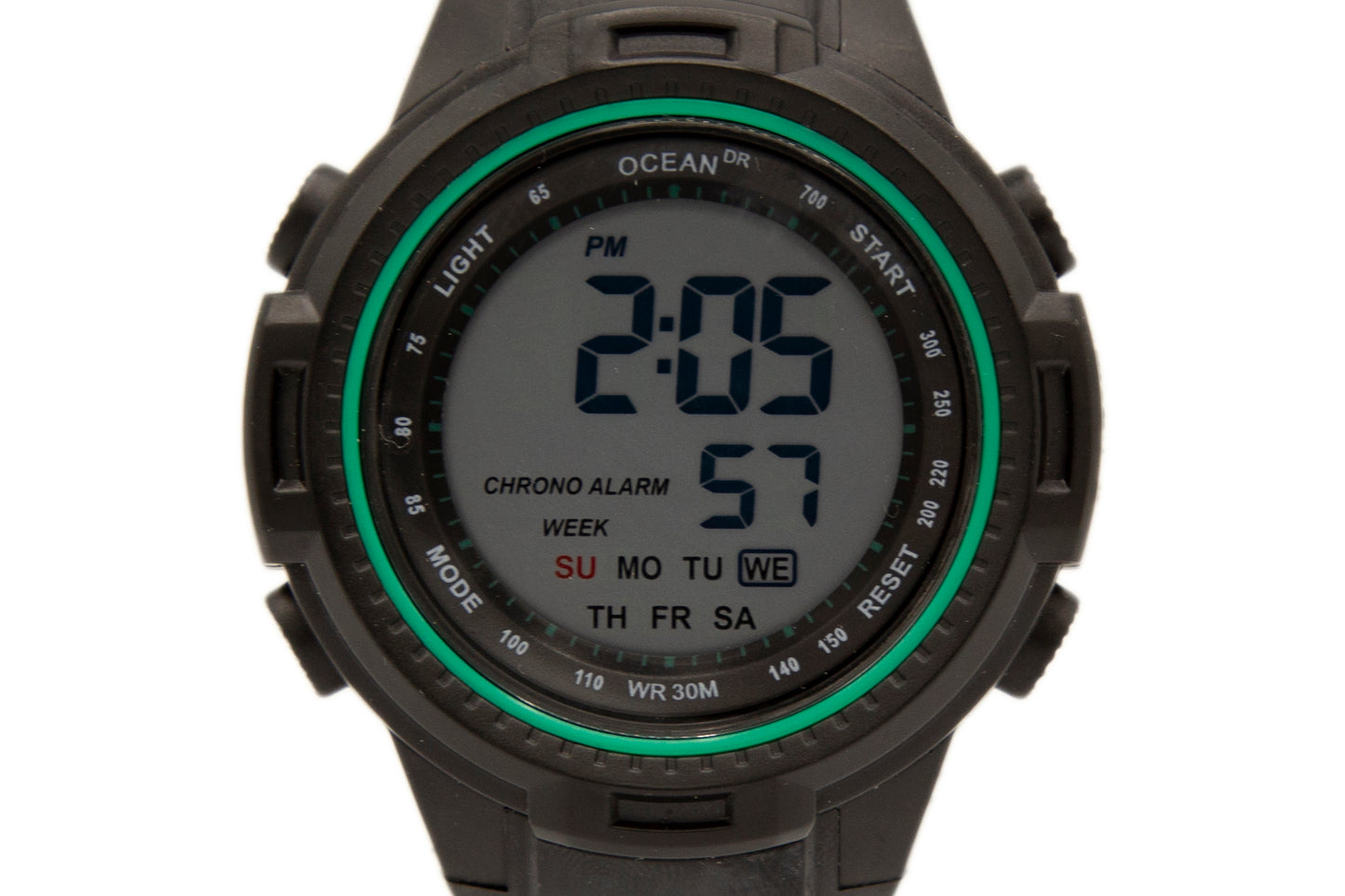 art. 1190 026VD - OCEAN DR - Reloj Digital Crono Alarma, Caballero, Sumergible 3 ATM