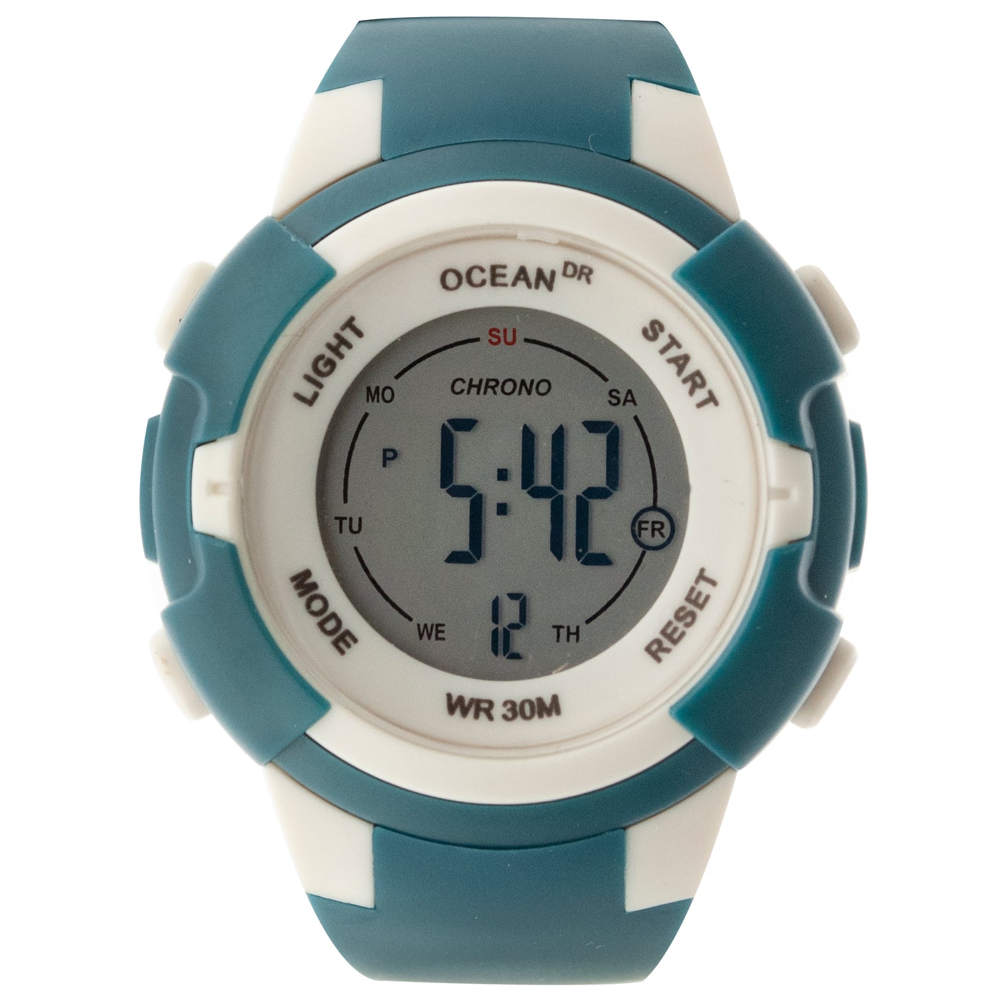 art. 1190 026VD - OCEAN DR - Reloj Digital Crono Alarma, Dama, Sumergible 3 ATM