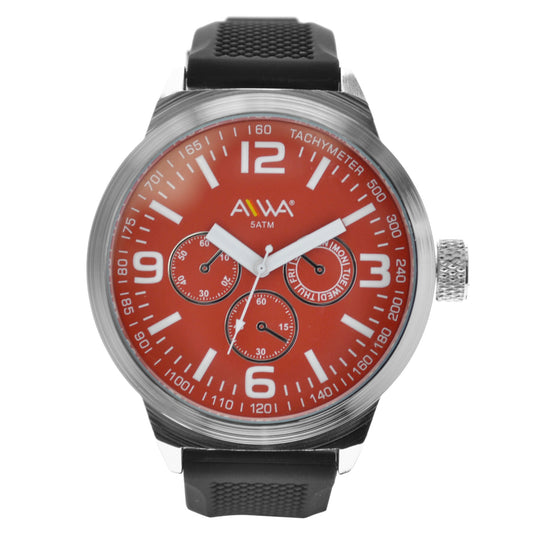art. 10307 002RJ - AIWA Time - Reloj Silicona AIWA Time, Caballero, Sumergible, 5ATM