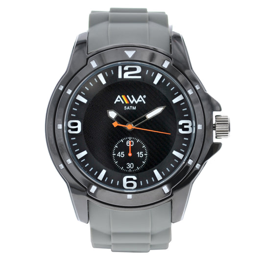art. 10307 007NG - AIWA Time - Reloj Silicona AIWA Time, Caballero, Sumergible, 5ATM
