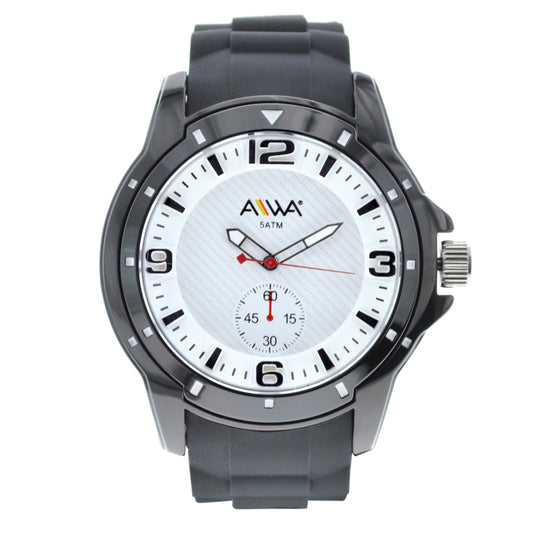 art. 10307 008BL - AIWA Time - Reloj Silicona AIWA Time, Caballero, Sumergible, 5ATM