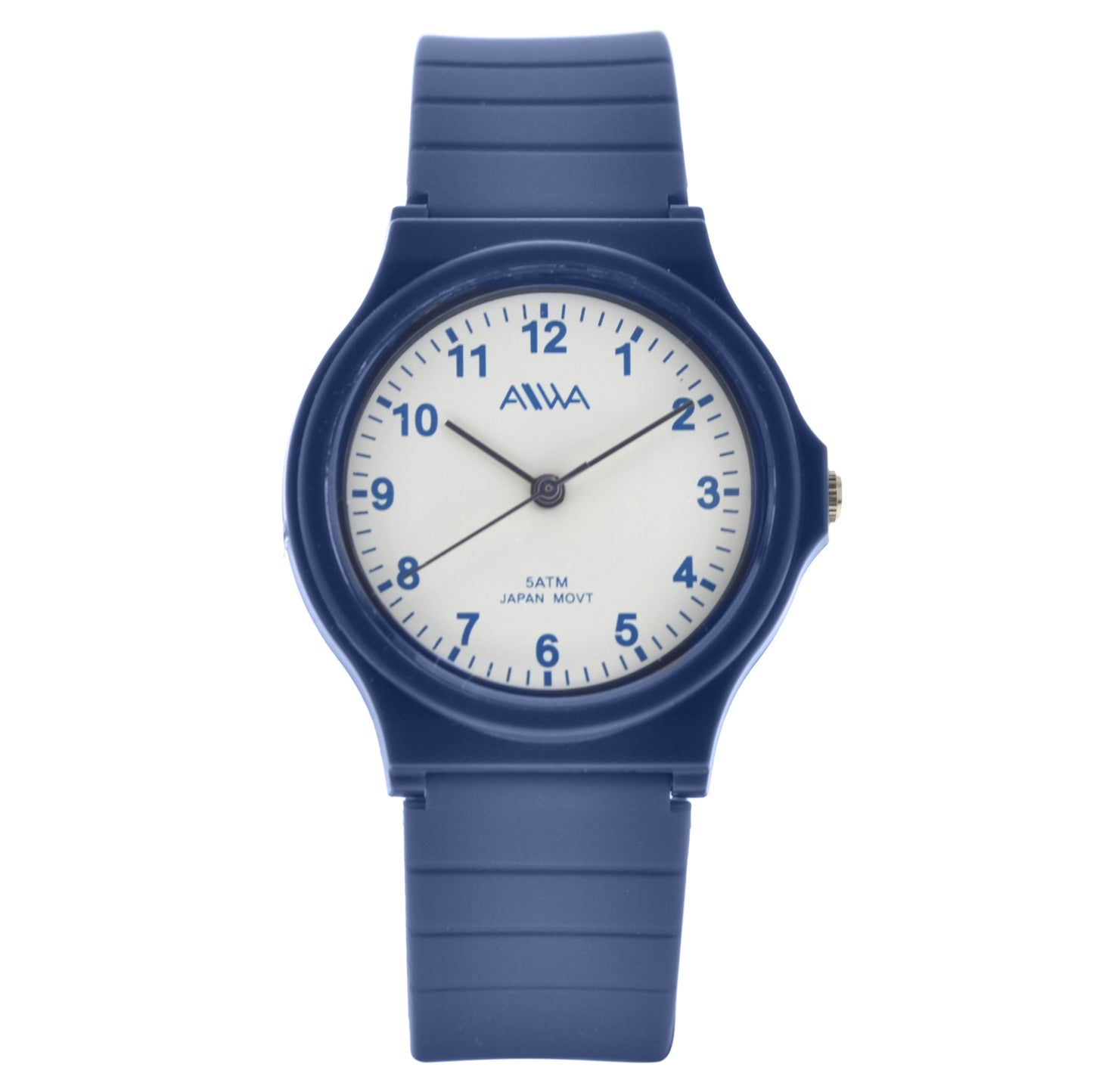 art. 10304 0015AZ - AIWA Time- Reloj análogo, Caucho , Sumergible, tipo MQ24