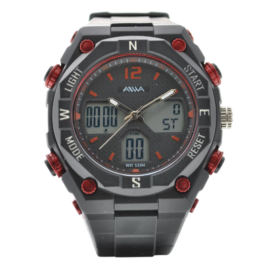 art. 10315 001RJ - AIWA Time - Reloj Análogo-Digital, Caballero, Sumergible, 5 ATM