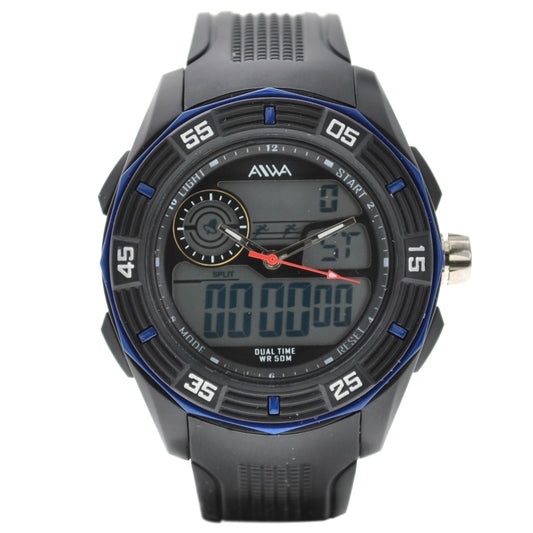art. 10315 002AZ - AIWA Time - Reloj Análogo-Digital, Caballero, Sumergible, 5 ATM