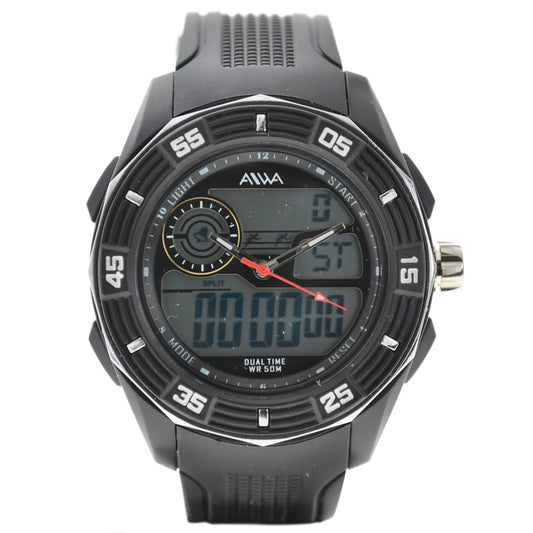 art. 10315 002BL - AIWA Time - Reloj Análogo-Digital, Caballero, Sumergible, 5 ATM