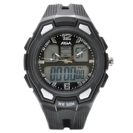 art. 10315 003BL - AIWA Time - Reloj Análogo-Digital, Caballero, Sumergible, 5 ATM