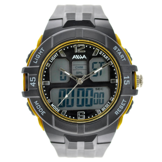 art. 10315 006AM - AIWA Time - Reloj Análogo-Digital, Caballero, Sumergible, 5 ATM