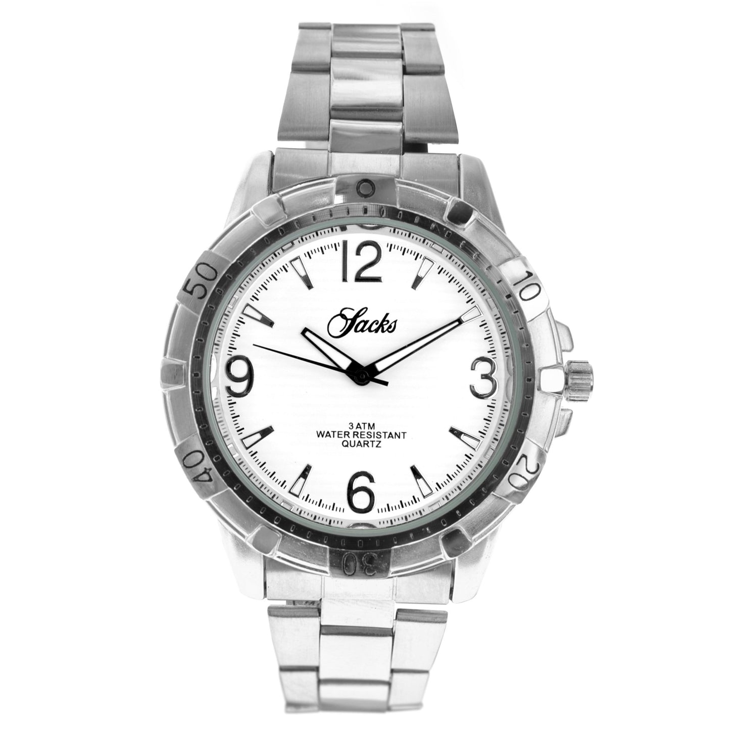 art. 1020 035BL - SACKS - Reloj análogo, Malla Metal, Caballero, Sumergible