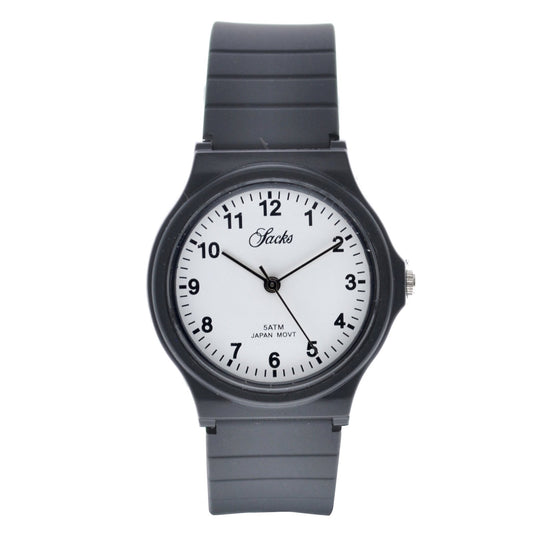 art. 10304 001NG - SACKS - Reloj análogo, Malla plastica, Unisex, Sumergible, tipo MQ24