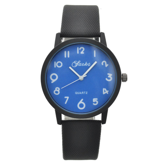 art. 1035 017AZ - SACKS - Reloj análogo, Malla Cuero, Unisex, Fashion