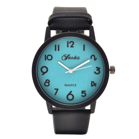art. 1035 017CS - SACKS - Reloj análogo, Malla Cuero, Unisex, Fashion