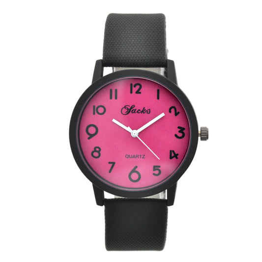art. 1035 017FS - SACKS - Reloj análogo, Malla Cuero, Unisex, Fashion