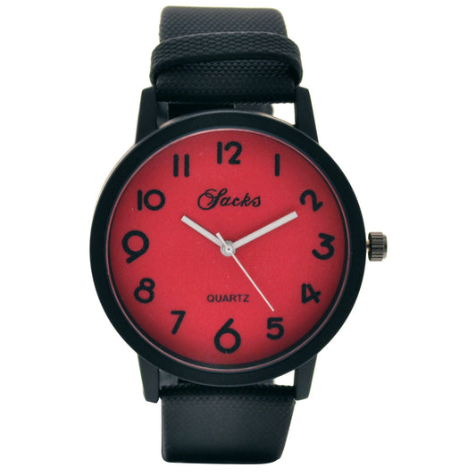 art. 1035 017RJ - SACKS - Reloj análogo, Malla Cuero, Unisex, Fashion