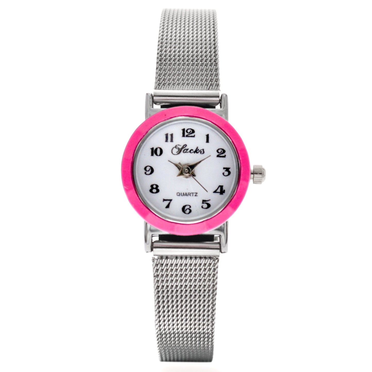 art. 1034 002RS - SACKS - Reloj análogo, Malla Metal tipo Mesh, Dama