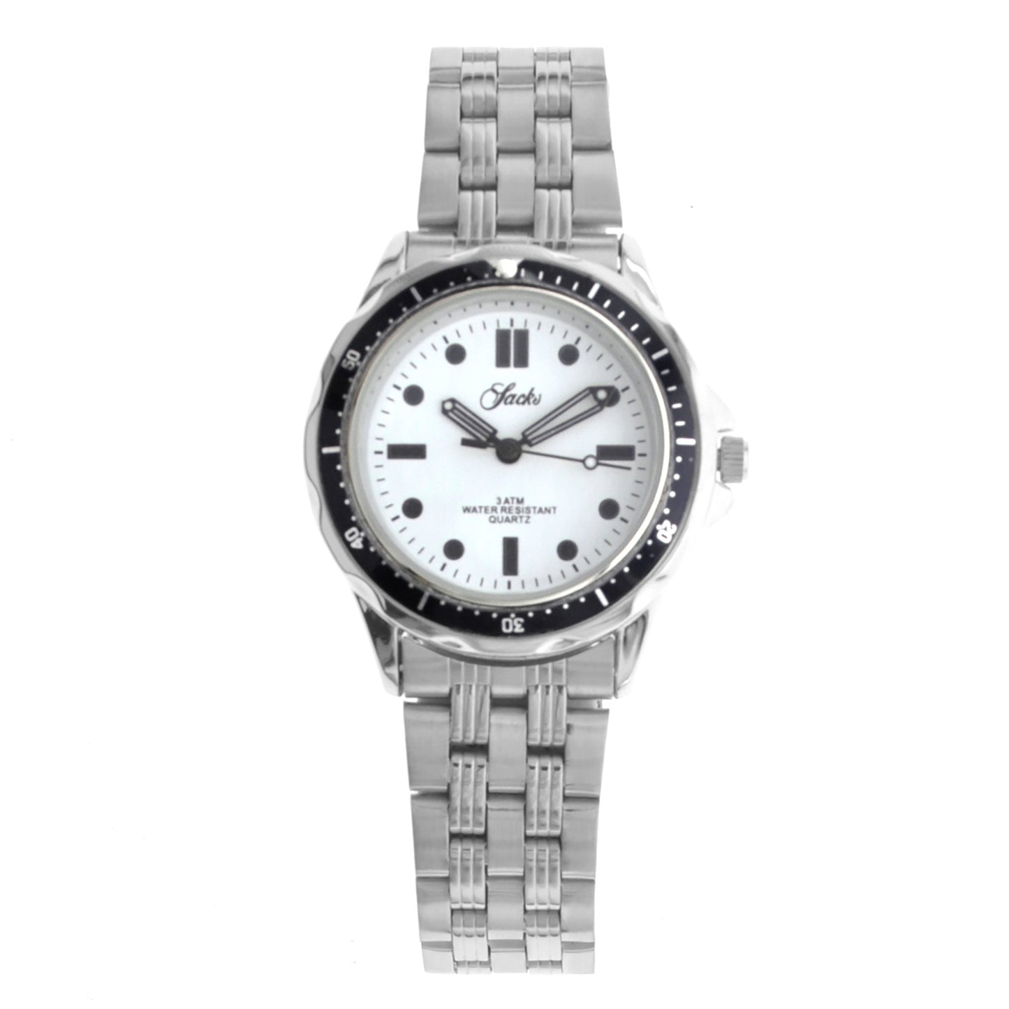 art. 1021 011BL - SACKS - Reloj análogo, Malla Metal, Dama, Sumergible