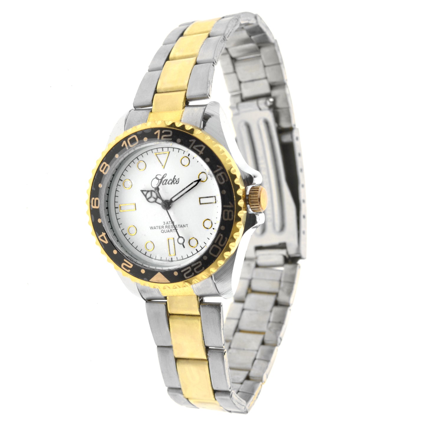 art. 1021 018BL - SACKS - Reloj análogo, Malla Metal, Dama, Sumergible